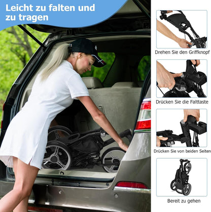 FANTASK Unisex - Golf Trolley voor volwassenen