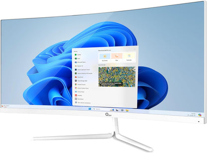 Gebogen Qian 30" Monitor Ultra-Wide FHD | 2560x1080 | VA-paneel | Beeldverhouding 21:9 | Adaptive Sync | 200 Hz | Reactietijd 10ms | Verstelbaar | VESA | HDMI 2.0 / DisplayPort 1.4 | QMC-VA30-02