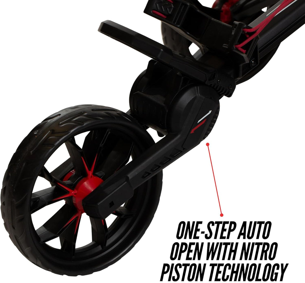 Bagboy Nitron 3 Wiel Golfkarretje Auto Open/Sluit Grafiet/Houtsk