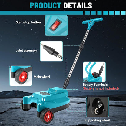 Accugrasmaaier voor Makita 18V accu, 23 cm maaibreedte, 3 instelbare maaihoogte, borstelloze accugrasmaaier voor gazons tot 50 m² (zonder accu)