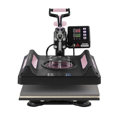 Transferpers – Hittepers – Texielpers – Mokkenpers – 8-in-1 Multifunctionele Heat Press – 15x15 cm Persvlak – 2 Mokken Tegelijk Pressen