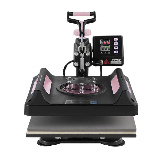 Transferpers – Hittepers – Texielpers – Mokkenpers – 8-in-1 Multifunctionele Heat Press – 15x15 cm Persvlak – 2 Mokken Tegelijk Pressen