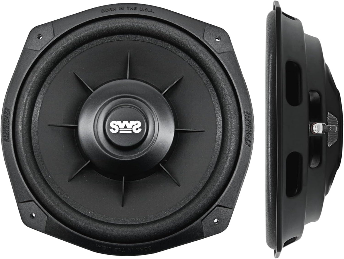 Earthquake Sound SWS-8X 8-inch ondiep woofersysteem subwoofer onder de stoel subwoofer, 4-ohm (enkel)