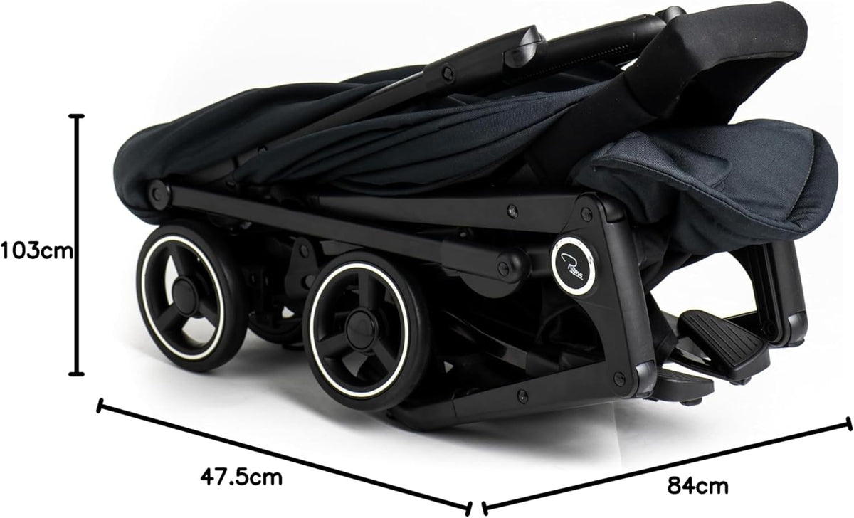 Roma Prams Kinderwagen Capsule 3, Jet Black
