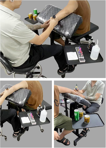 HOINCO Tattoo arm steun standaard tattoo benodigdheden, arm steun voor het tatoeëren Verstelbare Tattoo tafel met Tattoo laden standaard Tattoo apparatuur