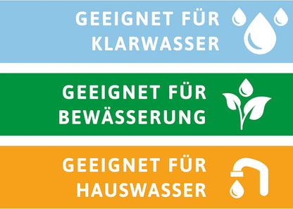 Hydrofoorpomp Met Drukvat – Waterpomp – Drukpomp – Huispomp – Tuinpomp – Roestvrij Staal – 1.000 W, 4,5 Bar, 4.350 L/U