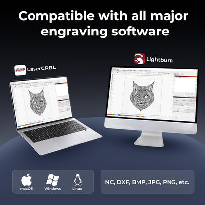ACMER S2 7W lasergraveermachine 48W uitgangsvermogen laser graveer machine voor hout laser300x300mm 10.000mm/min houtlasergraveerder voor doe-het-zelf batch-personalisatie onderwijs lesgeven modelbouw