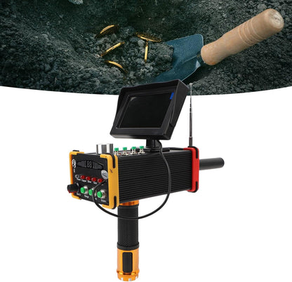 Metaaldetector – Metaalscanner – Metaalzoeker – Goudzoeker – Schatzoeker – 15 M Diepte – Groot LCD-Scherm Met Achtergrondverlichting
