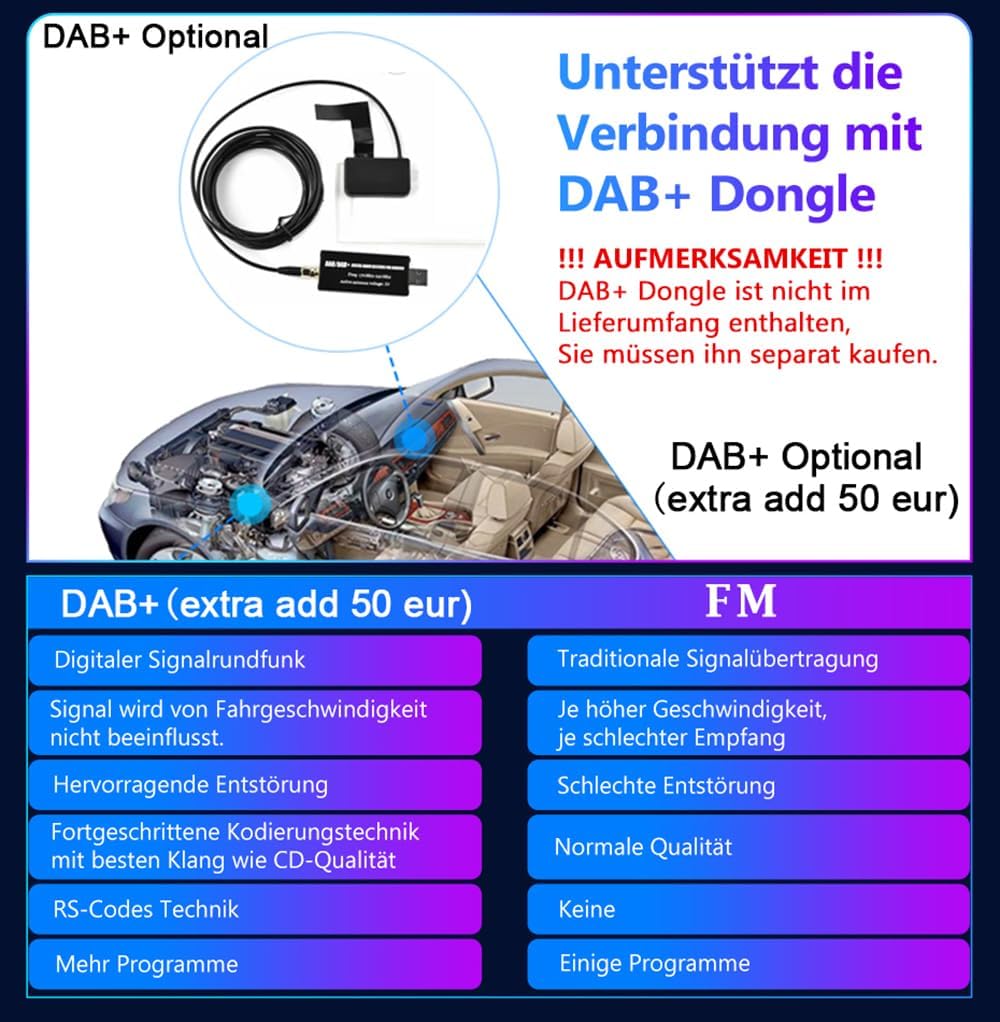 Autoradio – Navigatiesysteem – Multimedia Speler – Inbouwradio – Auto Dashboard Unit – 9 Inch HD Touchscreen – Draadloze Carplay & Android Auto – Achteruitrijcamera Met Nachtzicht