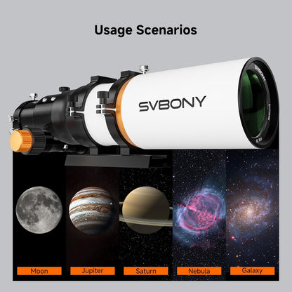 Telescoop – Sterrenkijker – Astronomische Kijker – Refractor – Verrekijker – 70mm ED Lens – Veldcorrector Voor Haarscherpe Astrofotografie