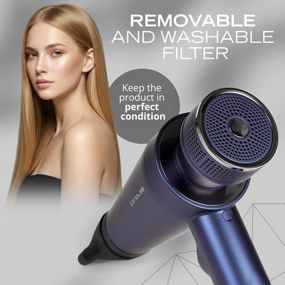 Corioliss Mistral Professionele Föhn 2000W met BLDC Motor, Ionische Anti-Frizz Haardroger, Lichtgewicht en Stil, Diffuser en 2 Professionele Blaasmonden voor Salonresultaat Thuis