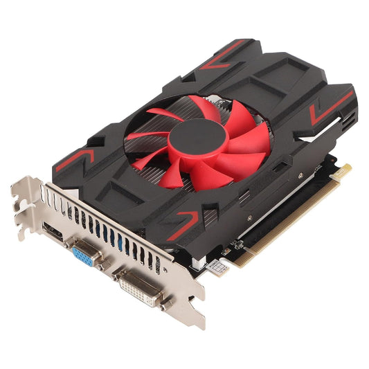 HD7670 4GB Grafische Kaart, DDR5, 128bit, PCI Express 2.0 16X, 650/1800MHz, 2560x1600, Desktop Pc-gamingvideokaart met HDMI-, DVI- en VGA-poorten (HD7670 4 GB DDR5)