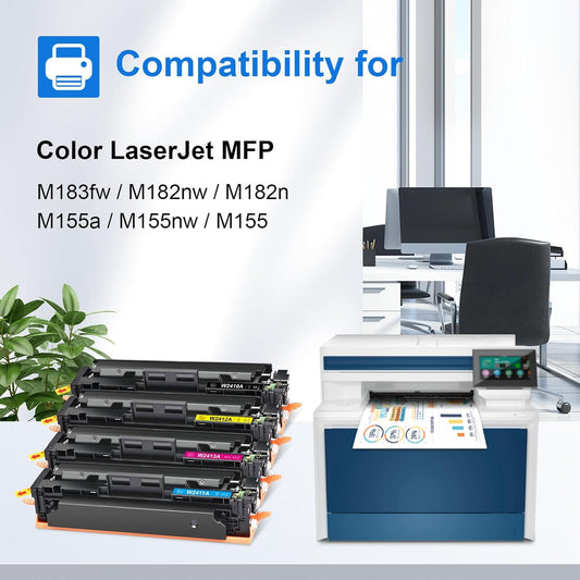 Compatibele Toner Cartridges – Tonercartridge Set – Printcartridge – Copier Cartridge – Vervangende Toner – Hoge Paginaopbrengst – Inclusief Chip