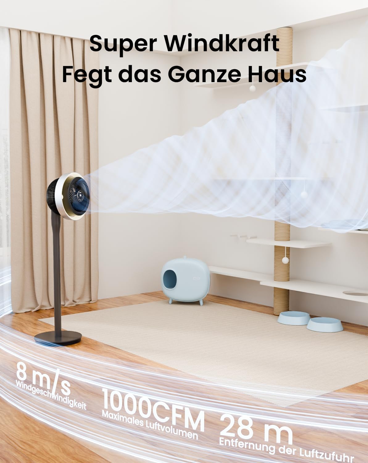 AIRMATE Geavanceerde circulatieventilator