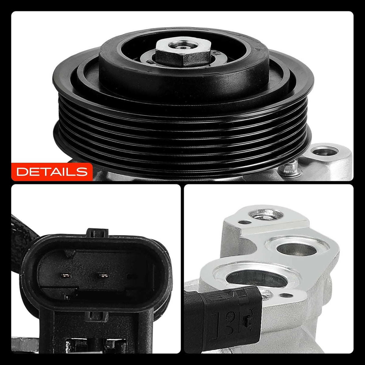 Frankberg Airconditioning Compressor Airconditioning Magnetische koppeling Compressor voor airconditioning Vervanging # 64525A58A56