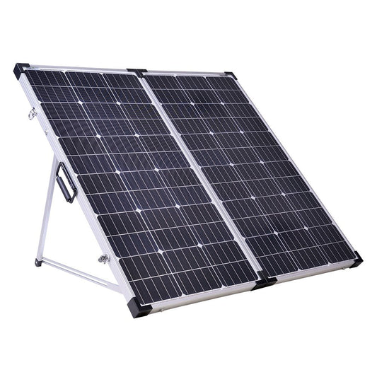 Offgridtec® Solarkoffer 200 W 12 V plug & play met geïntegreerde opstand en draagtas zonder laadregelaar