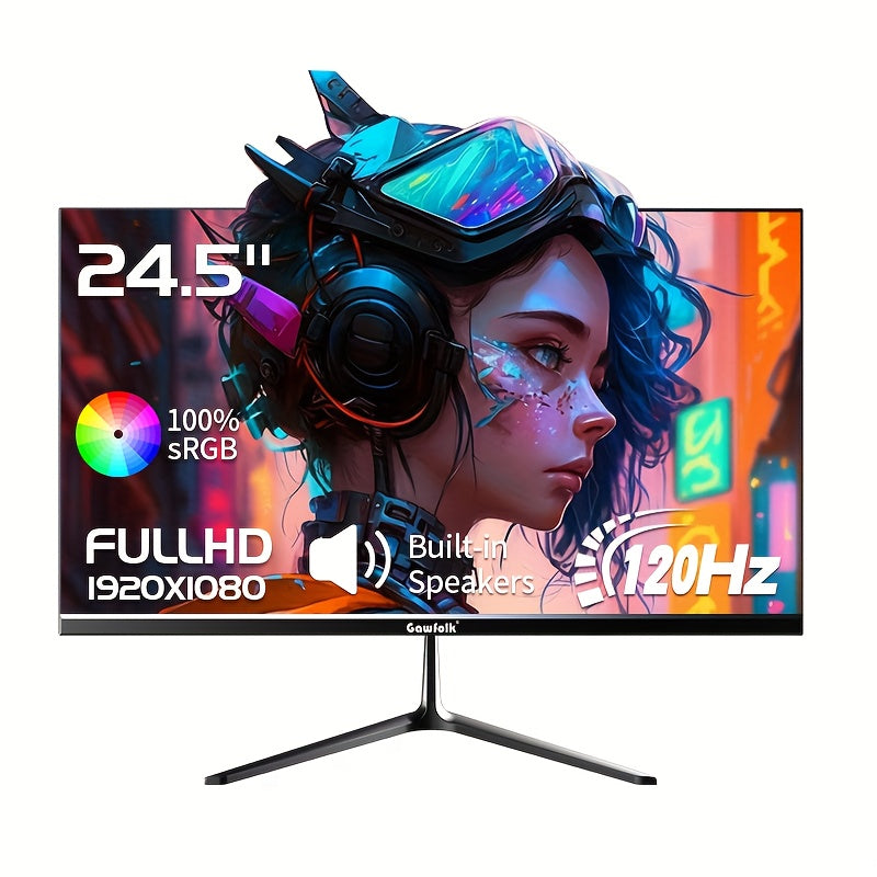 Gaming Monitor – Pc Scherm – Computerscherm – Beeldscherm – Curved Monitor – 24,5 Inch – 120Hz Verversing – 1ms Reactietijd