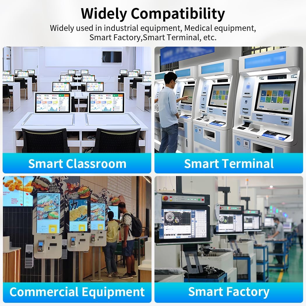 21.5" 1920x1080 Touch Monitor, 10-point capacitive touchscreen, HDMI/VGA interface, integrated speakers, VESA, commercial display - QUORE