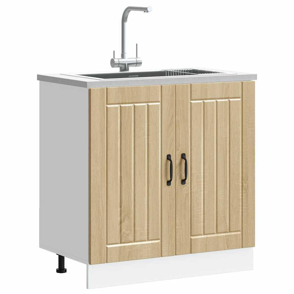 Keukenkast – Onderkast – Opbergkast – Badkamerkast – Keukenmeubel – Sonoma Eikenhout – Compact & Vochtbestendig