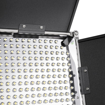 Walimex Pro 500 On Location Lightning-set (2x dimbare LED-vlaklamp, 2x WT-806 lampstatieven incl. transporttas)