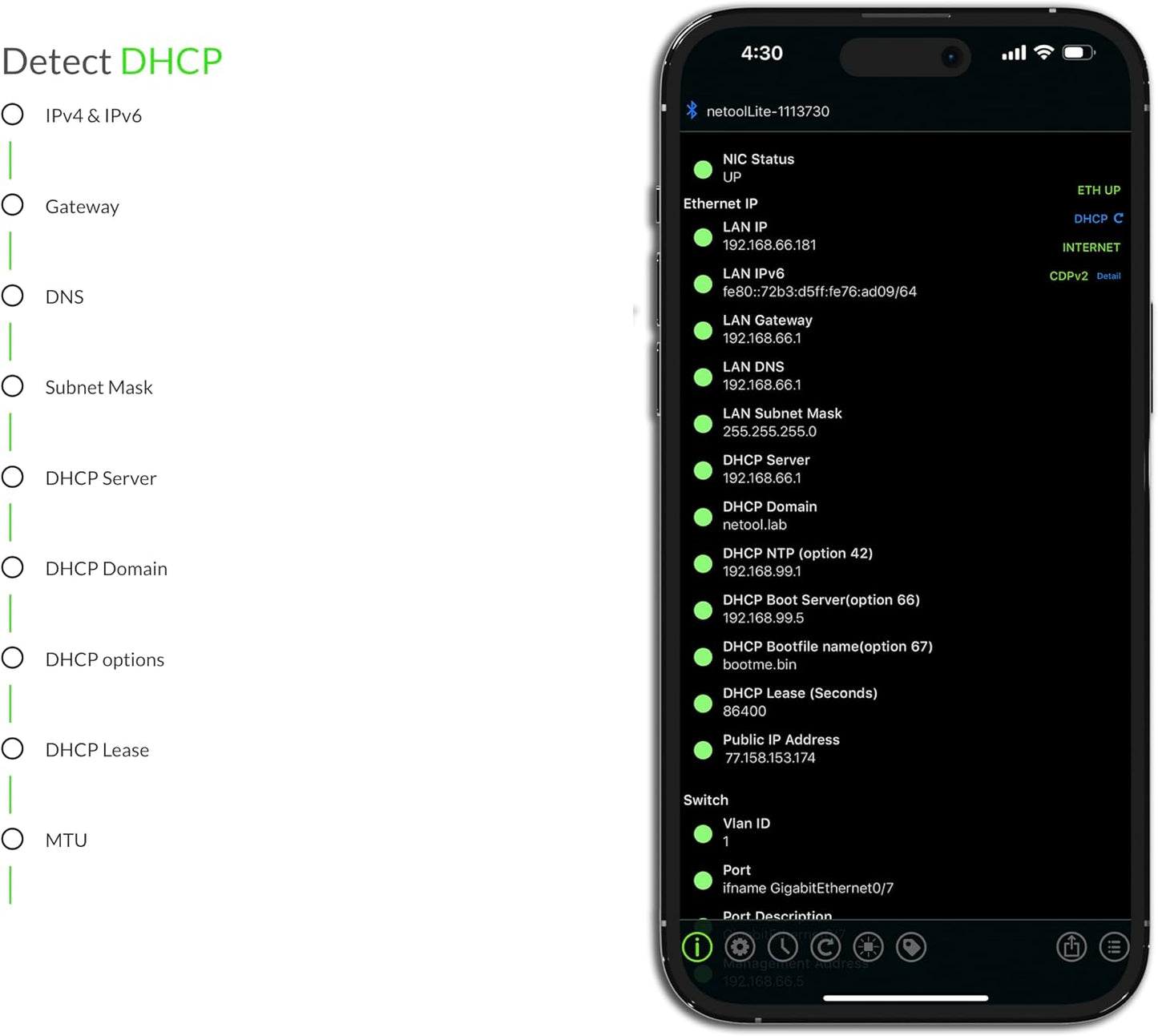 IO retetester NE1E netool.io Lite Smarter retetester netwerk