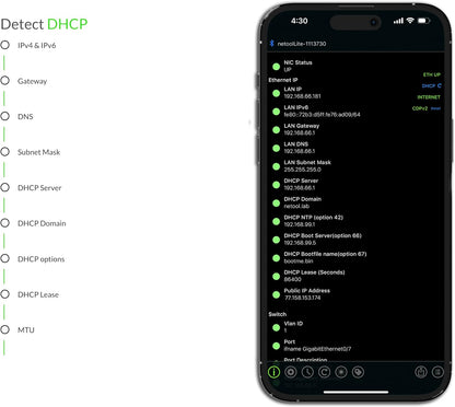 IO retetester NE1E netool.io Lite Smarter retetester netwerk
