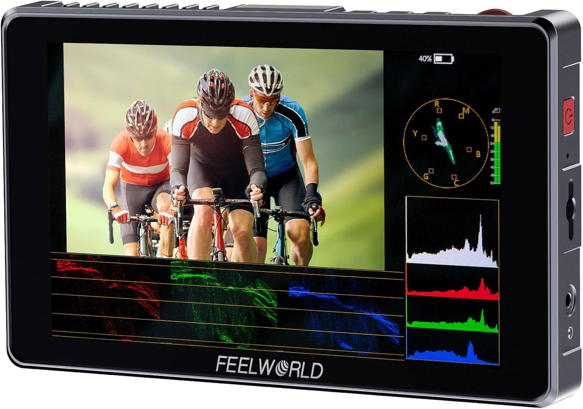 7 Inch Cameramonitor – Field Monitor – Monitorscherm – DSLR Monitor – Videomonitor – 1600 Nits Touchscreen – 12G-SDI HDMI 2.0 Cross Conversion
