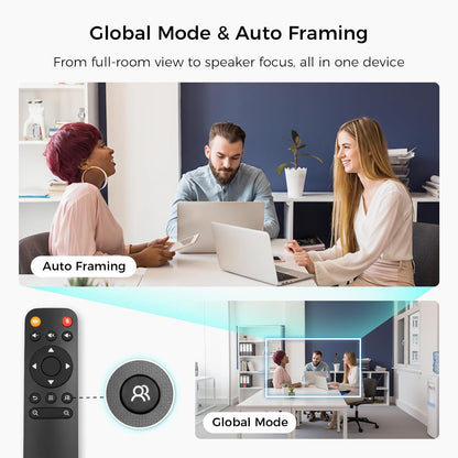 NEARITY V30S 4K videoconferentiecamera met microfoon, 120°-gezichtsveld/3-voudige digitale zoom, all-in-one conferentieruimte-webcam, twee microfoons, videoconferentiesysteem voor zakelijke
