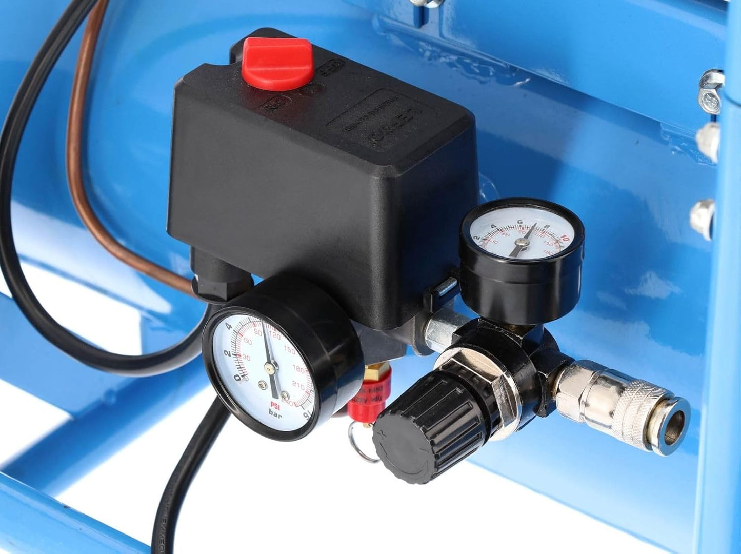 Luchtcompressor – Aircompressor – Compressor – Persluchtcompressor – Pneumatische Compressor – 3 pk 10 Bar – 25 Liter Drukvat