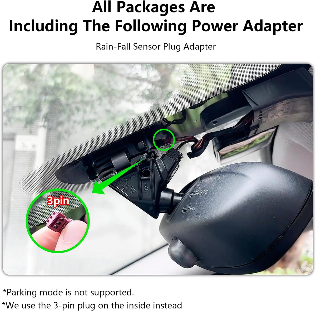 Dashcam – Autocamera – Boordcamera – Dashboardcamera – Voor- En Achtercamera – OEM-Pasvorm – 4K Voorcamera, 1080P Achtercamera – Wifi En App