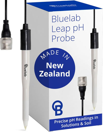 Bluelab PROBPHLEAP Leap pH Probe, Replacement Probe with BNC Fitting, use in Soil, Coco, Rockwool, Root Zone and Solution, Easy Calibration