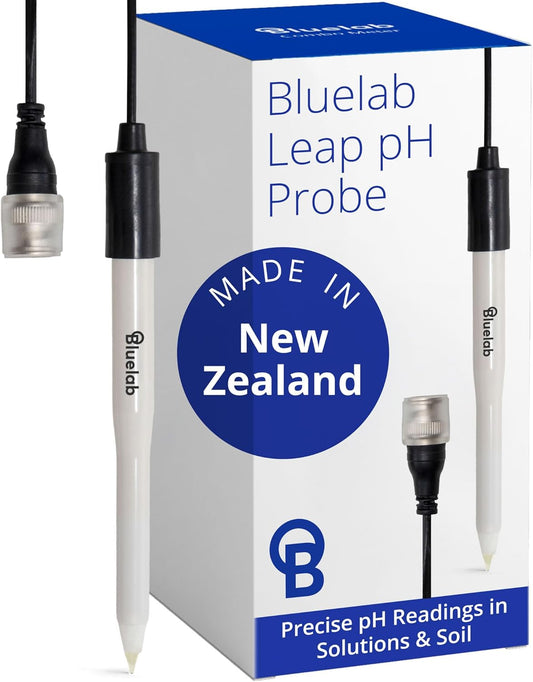 Bluelab PROBPHLEAP Leap pH Probe, Replacement Probe with BNC Fitting, use in Soil, Coco, Rockwool, Root Zone and Solution, Easy Calibration