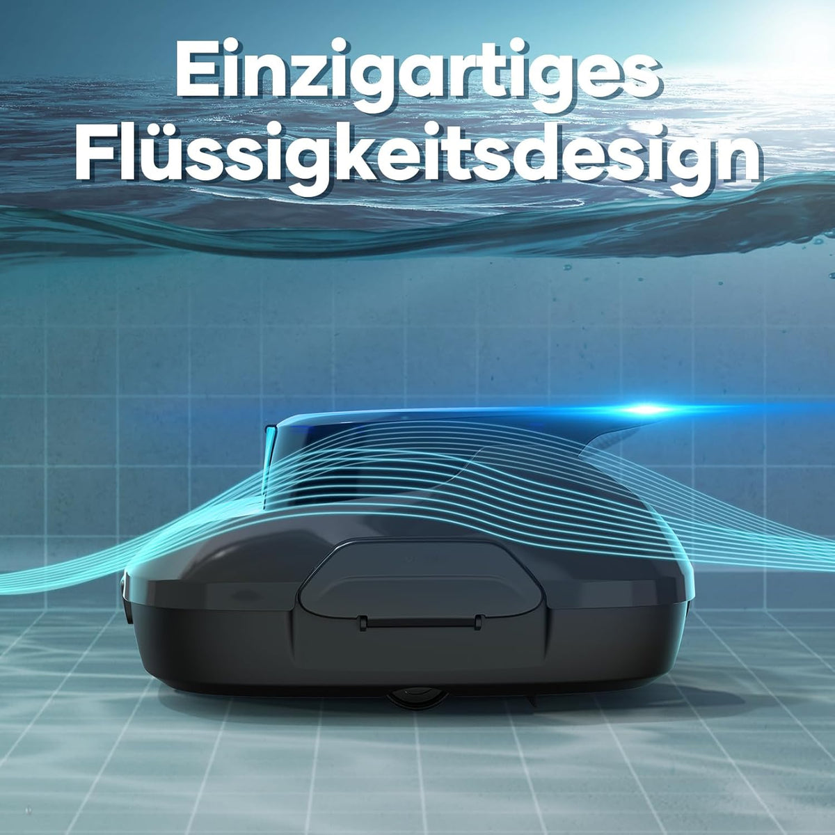 AIPER Zwembadrobot, draadloze zwembadstofzuiger met accu, 90 minuten reinigingstijd, automatische reiniging met zelfinparkeerfunctie, compacte en lichte zwembadreiniger, ideaal voor bovengrondse