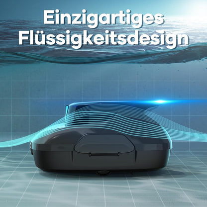 AIPER Zwembadrobot, draadloze zwembadstofzuiger met accu, 90 minuten reinigingstijd, automatische reiniging met zelfinparkeerfunctie, compacte en lichte zwembadreiniger, ideaal voor bovengrondse