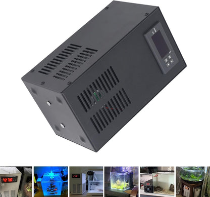 Aquarium waterkoeler – Aquariumkoeler – Waterchiller – Waterkoelsysteem – Koelmachine – 70W – Voor Zoetwater En Zoutwater – Voor Aquaria Tot 20 Liter