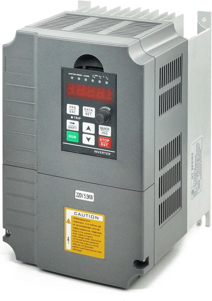 Vectorregeling Computerized Numerical Control (CNC) frequentieomvormer (VFD) van de motor, 220 V, 5,5 kW, 7,5 pk voor spindelmotor, controle van de snelheid, Huanyang GT-serie (220 V, 5,5 kW)
