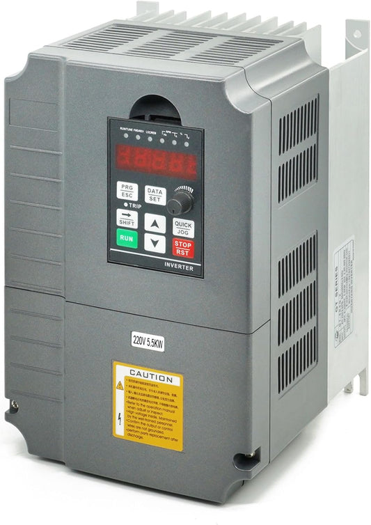 Vectorregeling Computerized Numerical Control (CNC) frequentieomvormer (VFD) van de motor, 220 V, 5,5 kW, 7,5 pk voor spindelmotor, controle van de snelheid, Huanyang GT-serie (220 V, 5,5 kW)