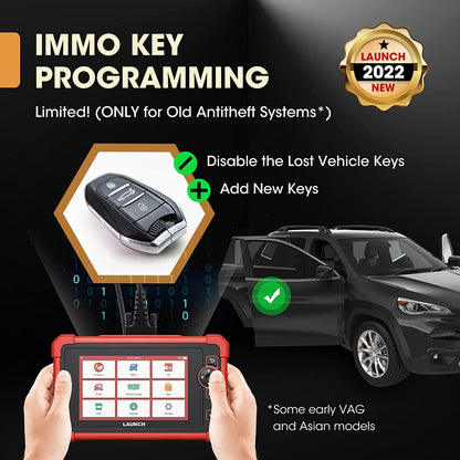 LAUNCH Lanceer CRP919X OBD2 Auto Diagnostics, Bidirectional Scan, All Car Diagnoses Systems, Recovery Service 31+, IMMO, FD/DOIP CAN, 2 jaar gratis update