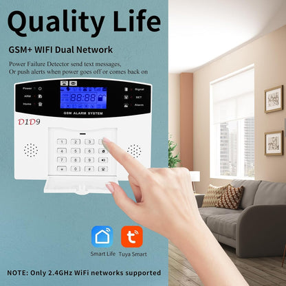 Home-GSM wifi-alarminstallatie, draadloze afschrikking, inbreker voor huisbeveiliging