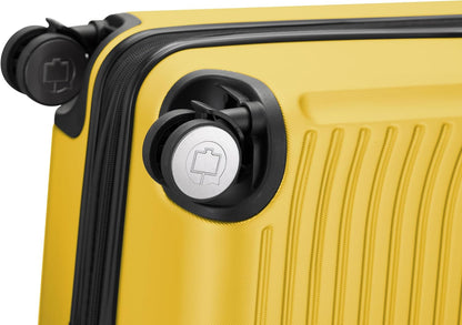 Hauptstadtkoffer Mitte - Grote hardschalige koffer, TSA, 4 wielen, check-in bagage met 8 cm volumevergroting, 77 cm, 130 liter, geel