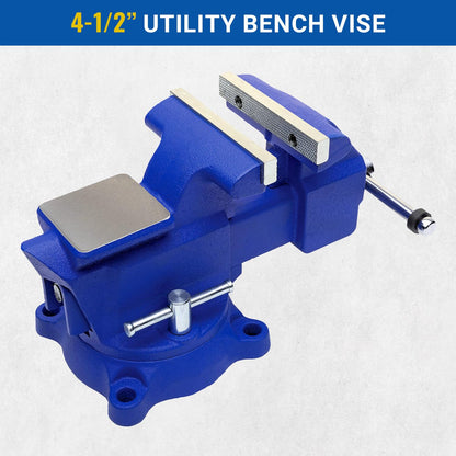 Yost Tools 445 Bank Vise, Blauw, 4,5 Inch
