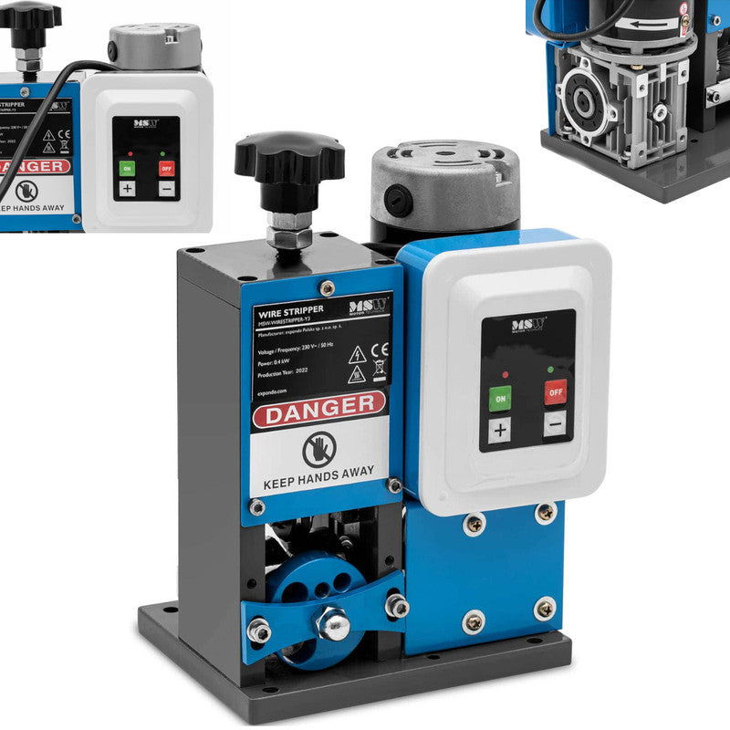 Kabelstriptang – Striptang Elektricien – Draadstriptang – Kabelstripper – Kabelafmanteltang – 400W Motor – Automatische Snijsnelheid 20 m/min