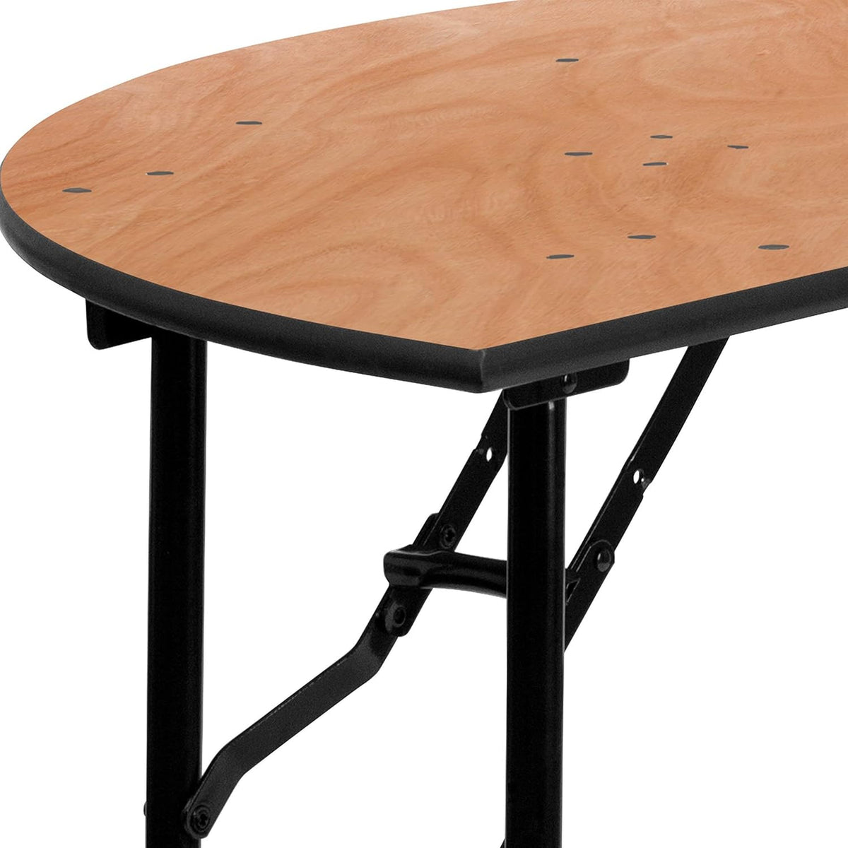 Flash Furniture 48'' Half-Ronde Houten Vouwen Banket Tafel
