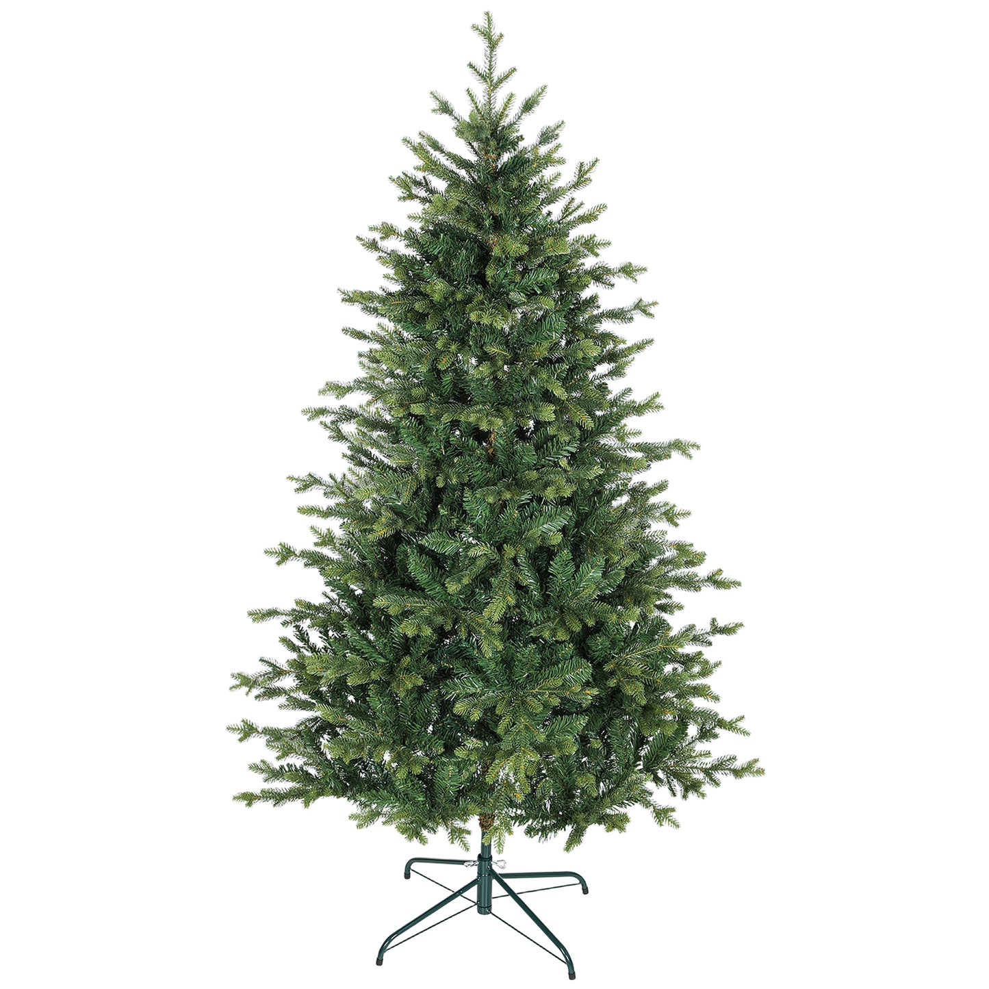 Kunstkerstboom – Kunstboom – Nepkerstboom – Weihnachtsbaum – Kerstversiering – Realistische Takken – Stevige Metalen Standaard – Gemakkelijk te Monteren – Groen