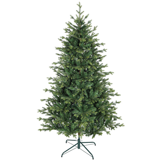 Kunstkerstboom – Kunstboom – Nepkerstboom – Weihnachtsbaum – Kerstversiering – Realistische Takken – Stevige Metalen Standaard – Gemakkelijk te Monteren – Groen