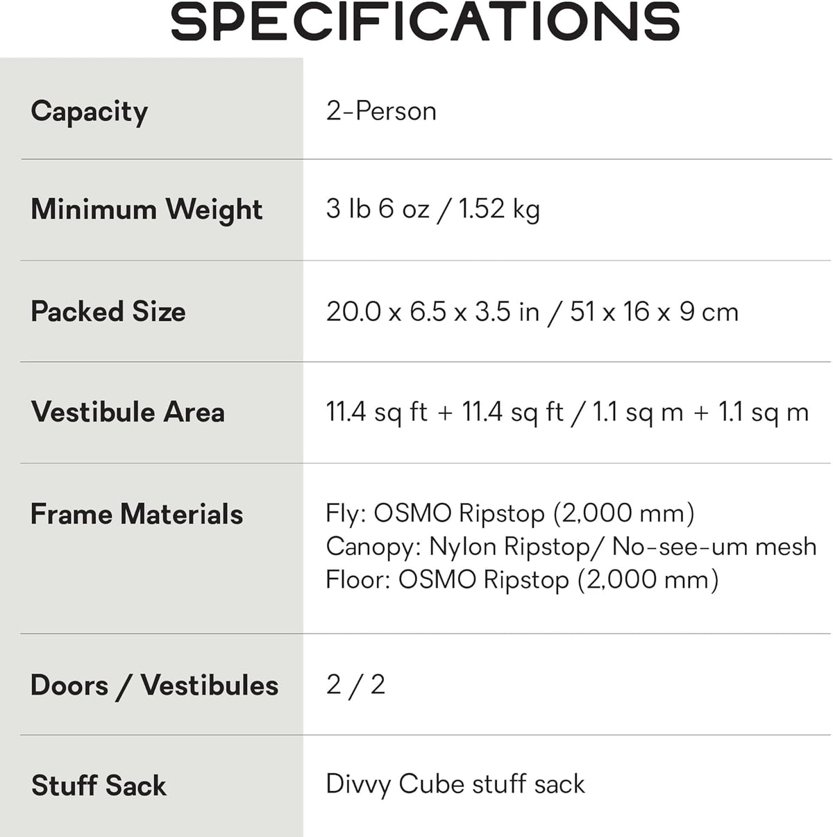 Nemo Dagger Ultralight Backpacken Tenten