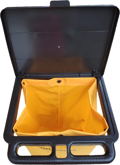 Simpli-Magic Schoonmaakwagen, polyethyleen, Geel/Grijs, Commercieel
