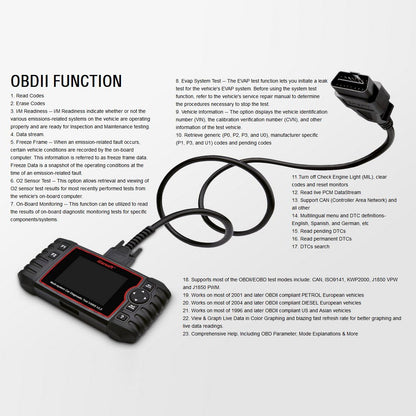 iCarsoft VAWS V2.0 diagnoseapparaat