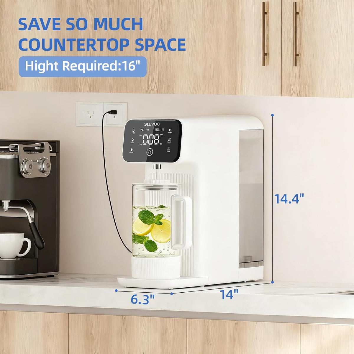 Slevoo Countertop Reverse Osmosis Water Filter C2-M25 - QUORE
