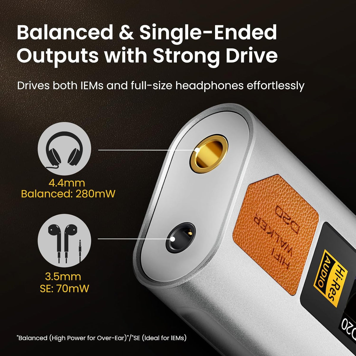 USB DAC Hi-Res Audio Converter – Hoofdtelefoonversterker – Audio Interface – Digitale Geluidsprocessor – USB Geluidskaart – ES9038Q2M Chip – CNC Aluminium Behuizing Met OLED Display